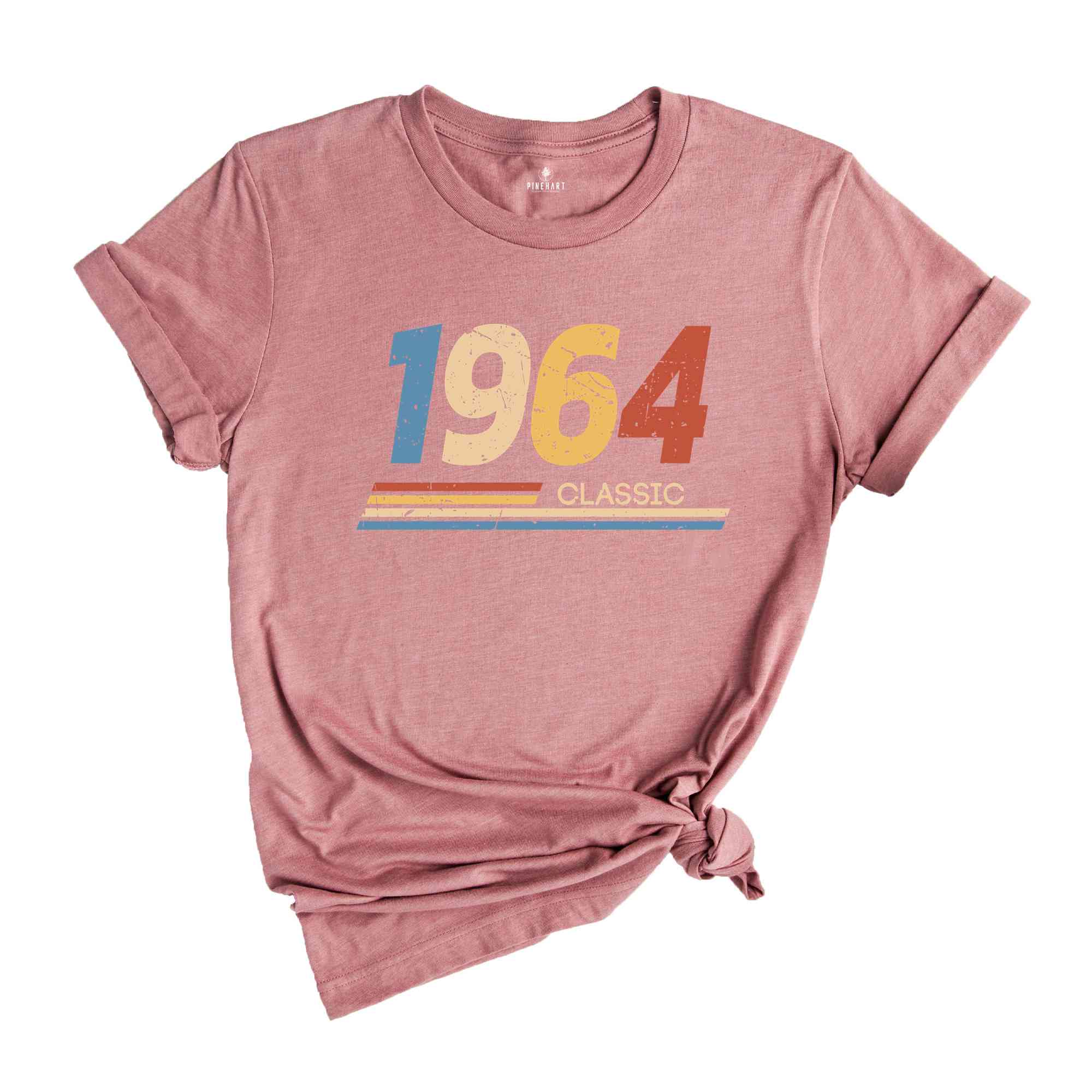 1964 Classic T-Shirt, Vintage Birthday Shirt, Vintage 1964 Shirt, 60th Birthday Shirt, 60th Birthday Gifts, Vintage Tee