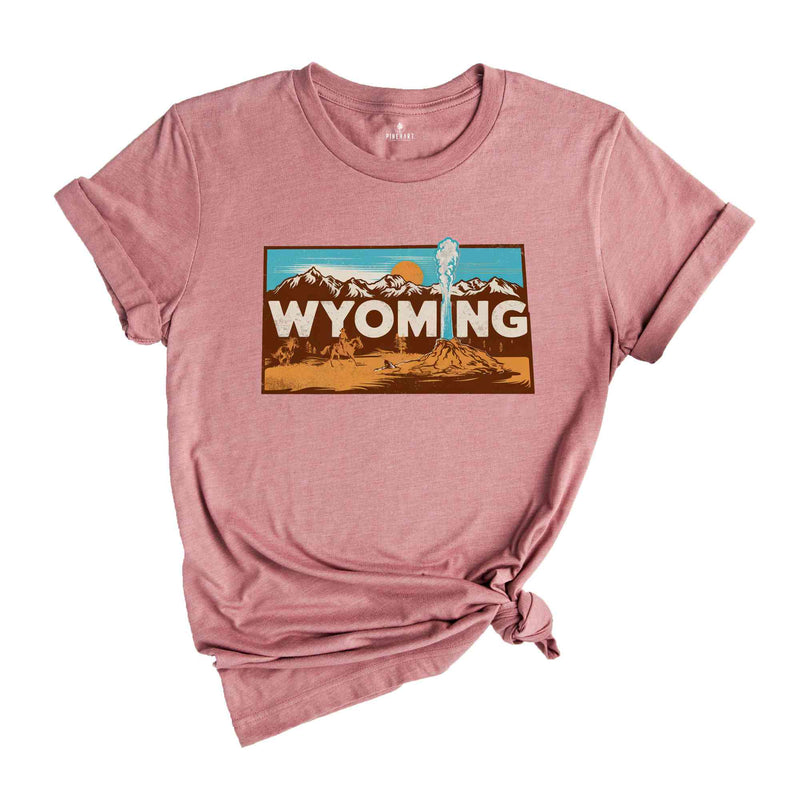 Retro State Of Wyoming Shirt, State Of Wyoming Shirt, State Shirt, Wyoming Shirt, Wyoming Lover Shirt, Family Trip Shirt, Travel Shirt