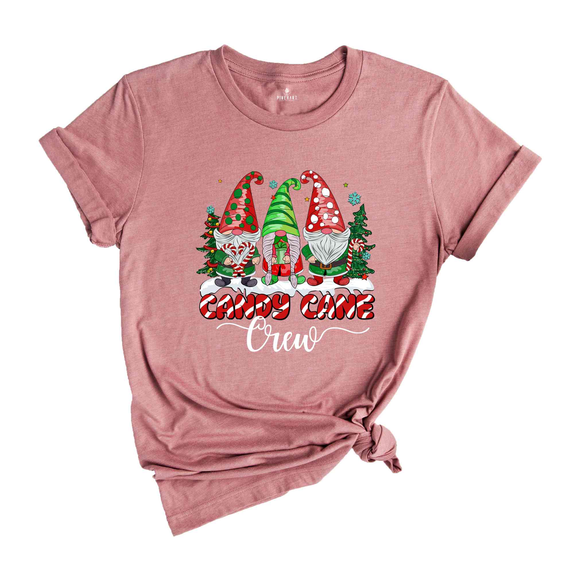 Candy Cane Crew Shirt, Christmas Gnomes Shirt, Christmas Party Shirt, Christmas Gift, New Year Shirt, Happy Christmas, Christmas Shirt