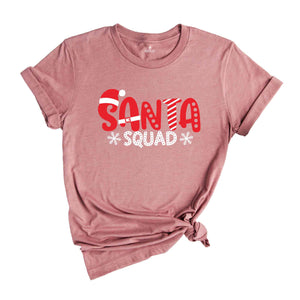 Santa Squad Christmas Tee, Santa Claus Shirt, Xmas Gift, Christmas Shirt, Holiday Shirt, Santa Crew Tee, Family Matching