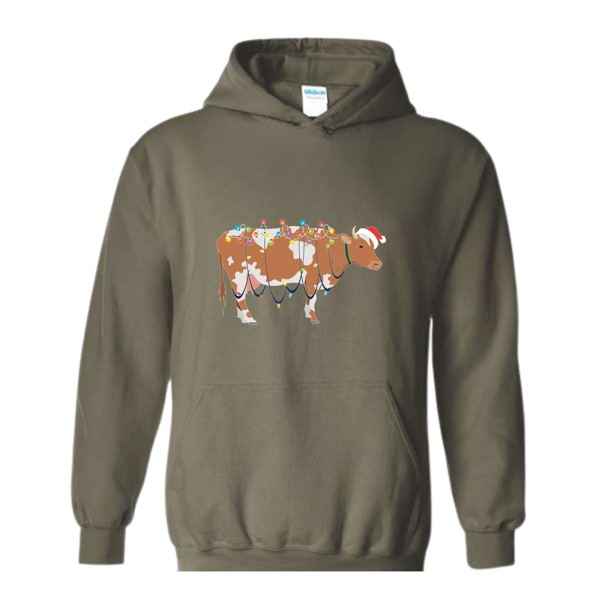 Christmas Cow Sweatshirt, Country Sweatshirt, Country Xmas Sweatshirt, Farm Christmas Sweatshirt, Cow Lover Sweatshirt, Christmas Gift