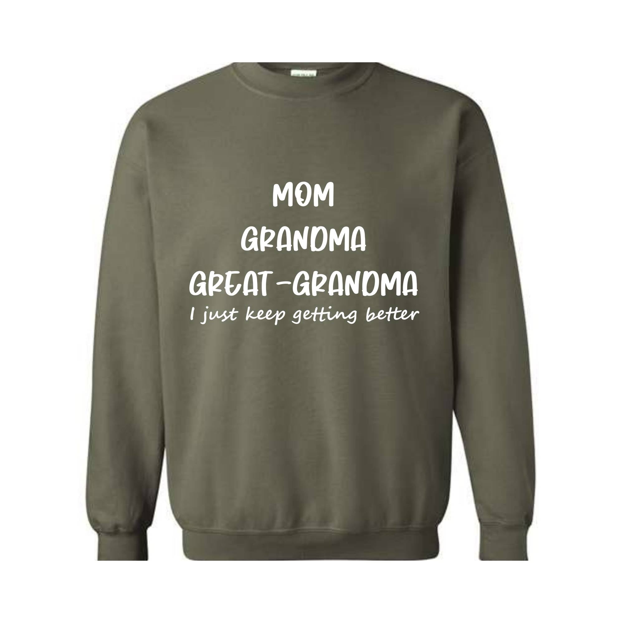 Mom Grandma Sweatshirt, Mom Grandma Great Grandma Sweater, Grandma Gift, Mother's Day Sweater, Mother's Day, Pregnancy Announcement Sweater