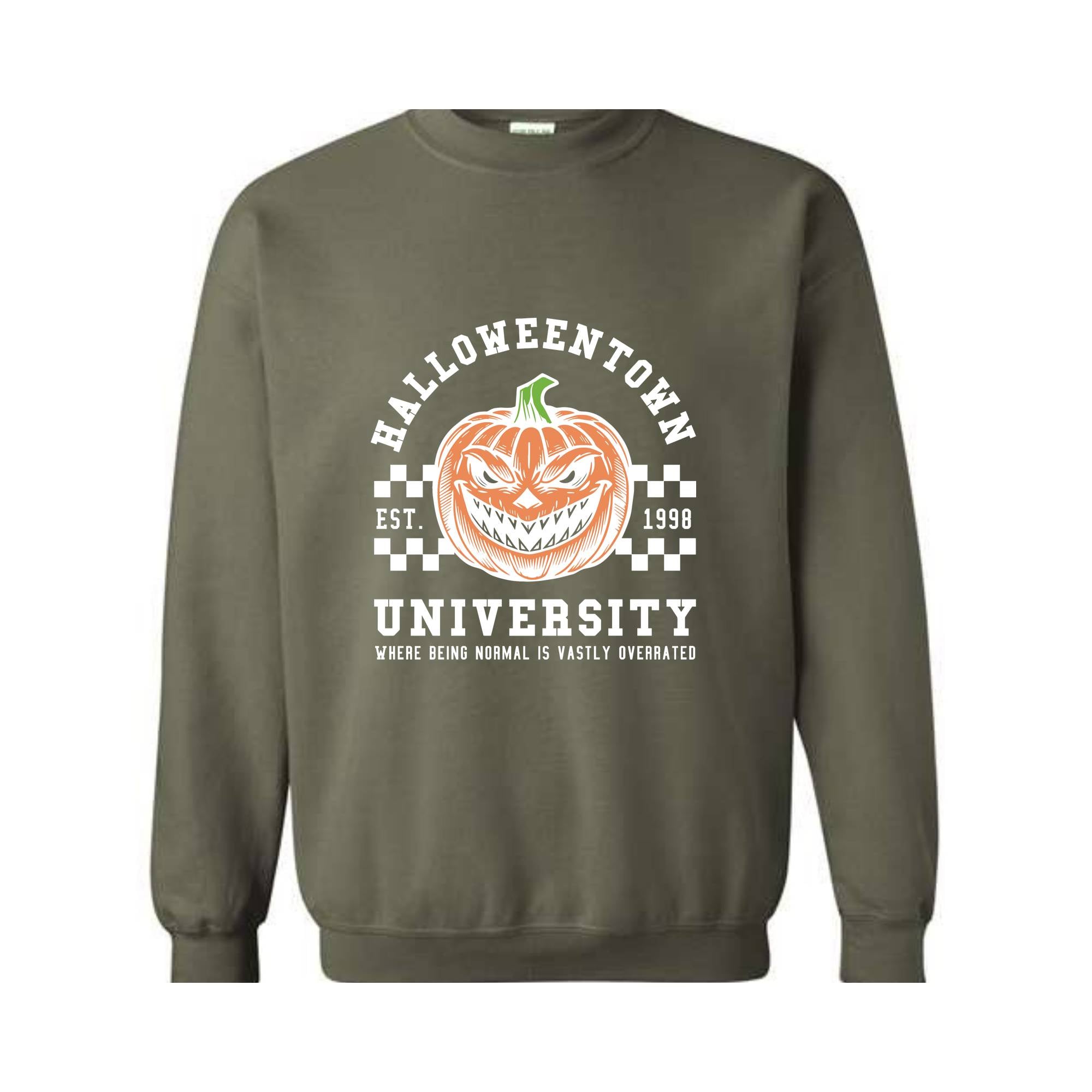 Retro Halloweentown University Sweatshirt, Vintage Halloween Sweater, Halloweentown Sweatshirt, Pumpkin Horror Shirt