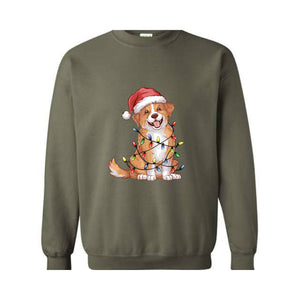 Festive Labrador Christmas Sweatshirt, Santa Labrador Sweater, Christmas Labrador Sweatshirt, Labrador Dog Lover Gift