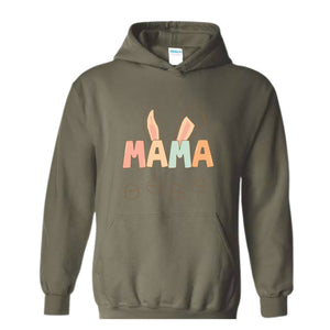 Custom Mama Easter Hoodie, Mama Hoodie With Kids Names, Happy Easter Hoodie, Personalized Easter Day Hoodie