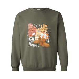 Fall Basics Crewneck Sweatshirt, Coquette Pumpkin Festival Cozy Shirt Sweater, Happy Fall Y’all, Fall Lover Shirt