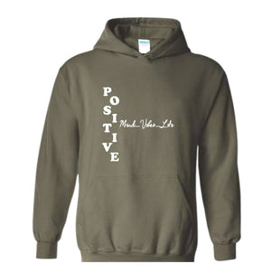 Positive Mind Vibes Life Sweatshirt, Positive Sweatshirt, Positive Vibes Sweatshirt, Positive Energy Gift, Motivational Hoodie