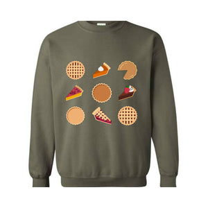 Thanksgiving Pie sweatshirt, Pumpkin Pie Shirt, Thanksgiving Gift, Thanksgiving Sweatshirt, Fall Hoodie, Cute Pie Hoodie