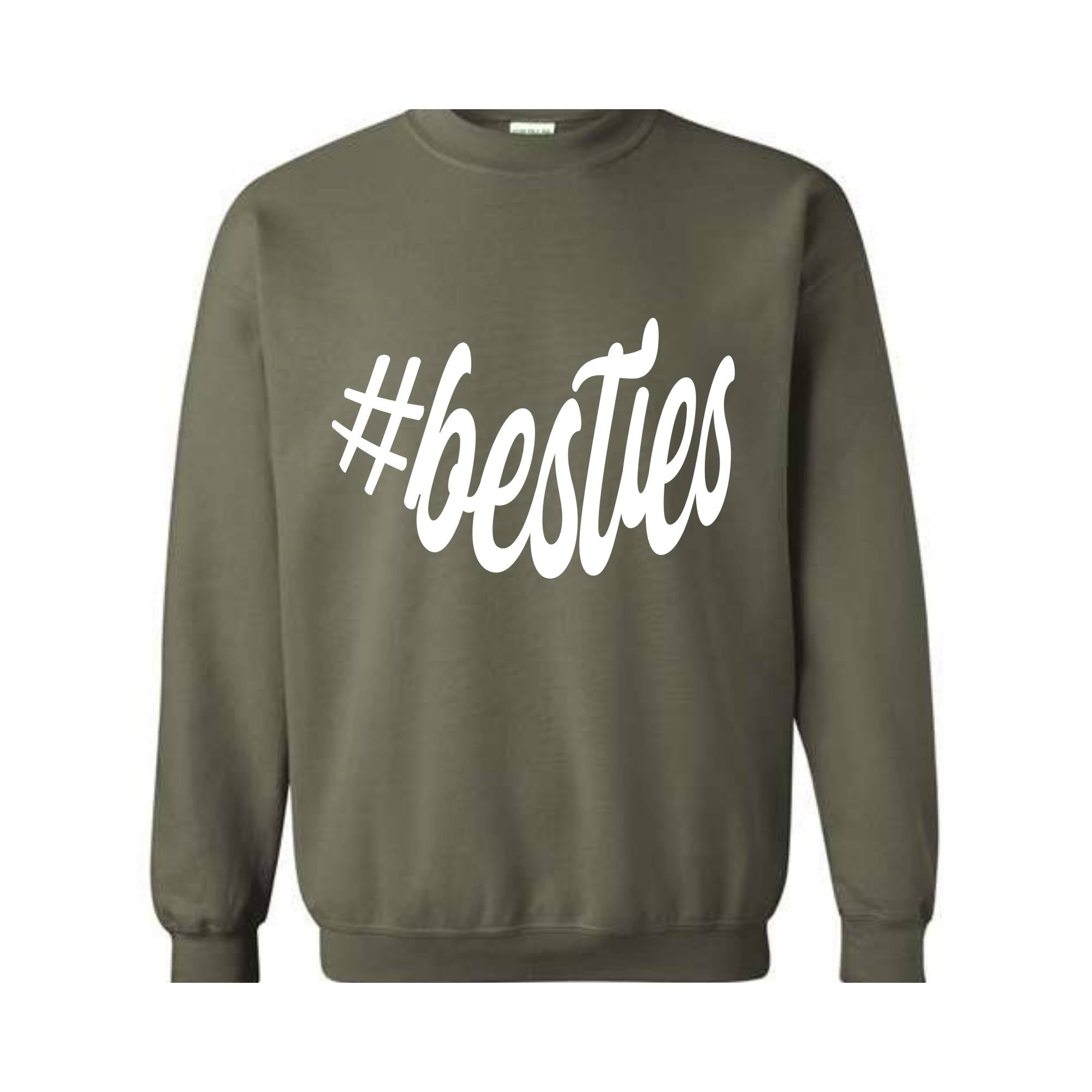 Custom Besties Sweatshirt, Custom Best Friend Gift, Girl's Personalized Besties Shirt, BFF Gifts For Women, Best Friend Birthday Gift