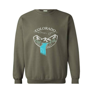 Colorado Sweatshirt, Colorado Mountains Hoodie, Colorado State Sweatshirt, Colorado Mountains Sweatshirt