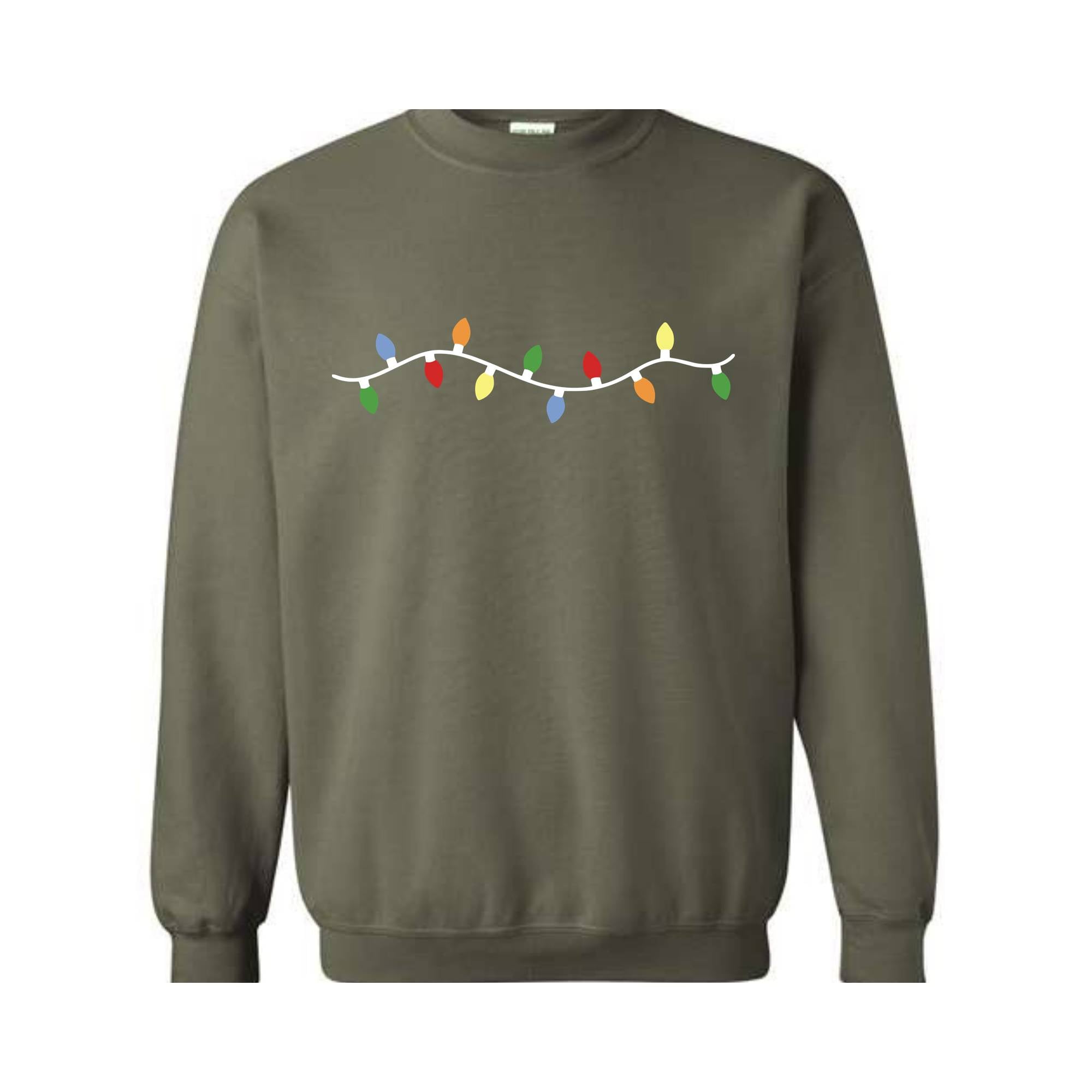 Cute Christmas Lights Sweatshirt, Christmas Sweat, Tis The Season Sweater, Festive Outfit, Christmas Gifts