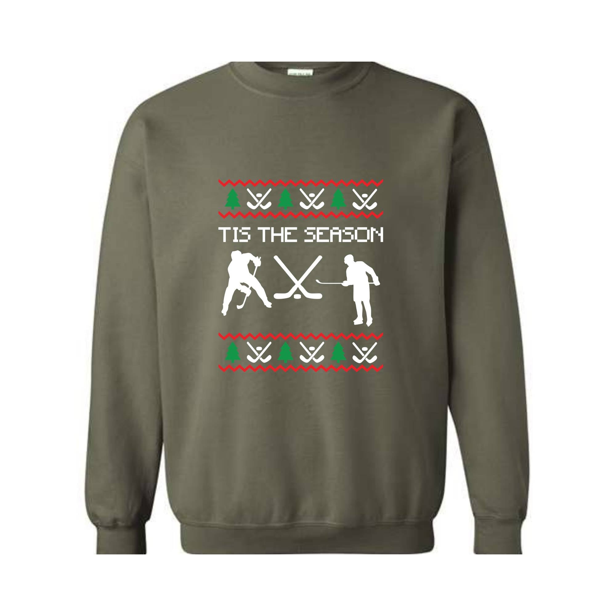 Tis the Season Christmas Hockey Shirt, Funny Ugly Sweater, Christmas Shirt, Holiday Hockey Player Shirt, Hockey Fans Shirt, Winter Shirt