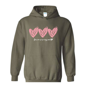 Tiny Human Behind Me You Are So Very Loved Sweatshirt, Teacher Sweatshirt, Cute Teacher Hoodie, Teacher Appreciation, Teacher Outfit