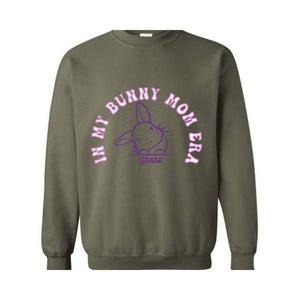 ın my bunny mom Era sweatshirt, custom Easter day sweatshirt, custom name bunny sweatshirt, Mommy Bunny Hoodie