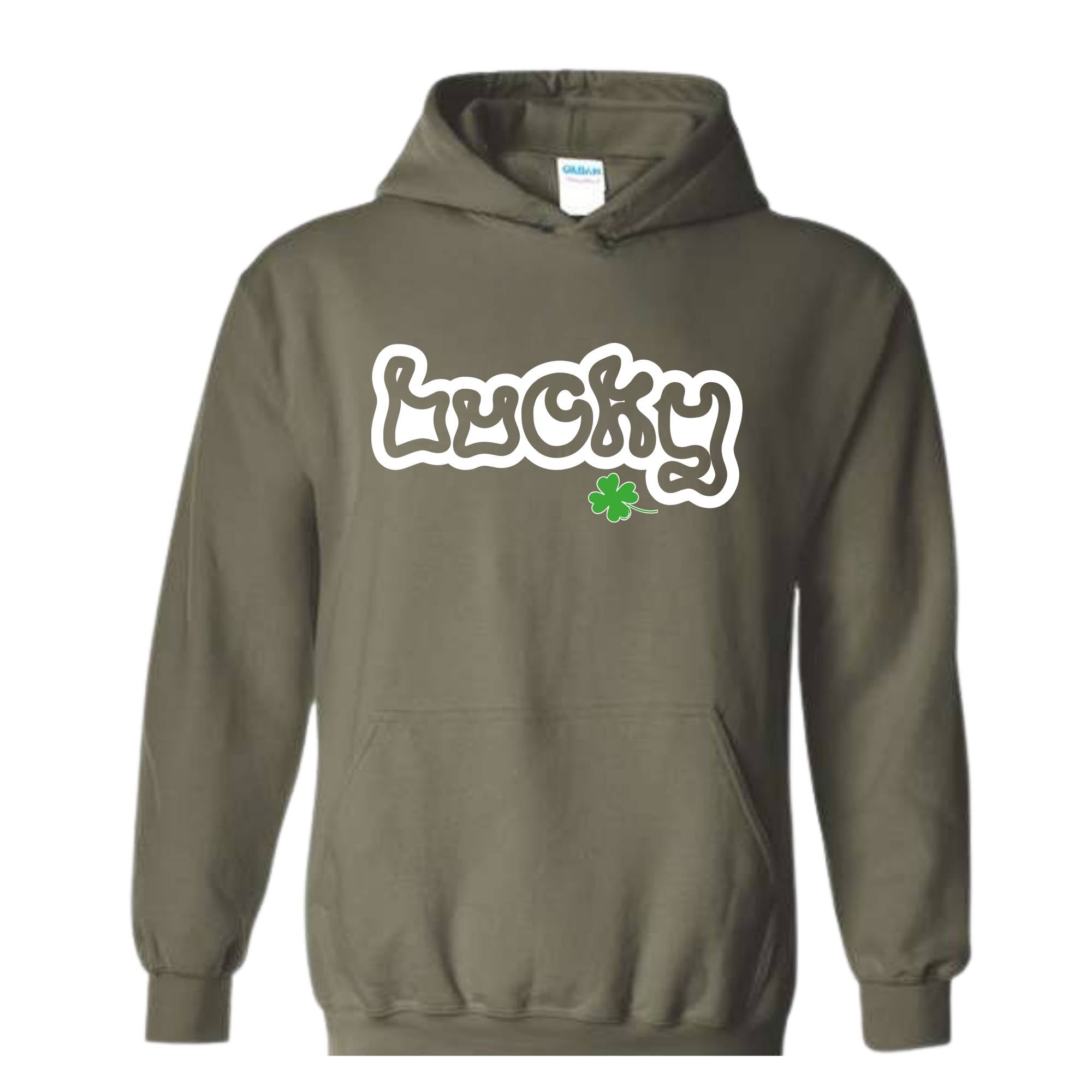 Lucky St Patrick's Sweatshirt, Lucky Hoodie, Lucky St Patrick's Gift, Lucky Charm, St Patrick's Hoodie, St Patrick's Apparel, Patricks Day