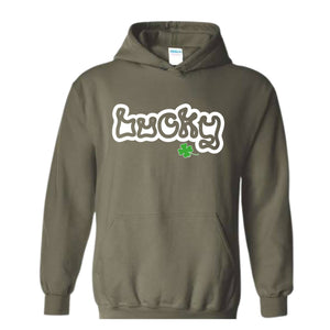 Lucky St Patrick's Sweatshirt, Lucky Hoodie, Lucky St Patrick's Gift, Lucky Charm, St Patrick's Hoodie, St Patrick's Apparel, Patricks Day