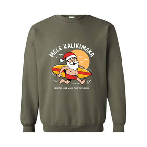 Mele Kalikimaka Sweatshirt, Christmas Gift