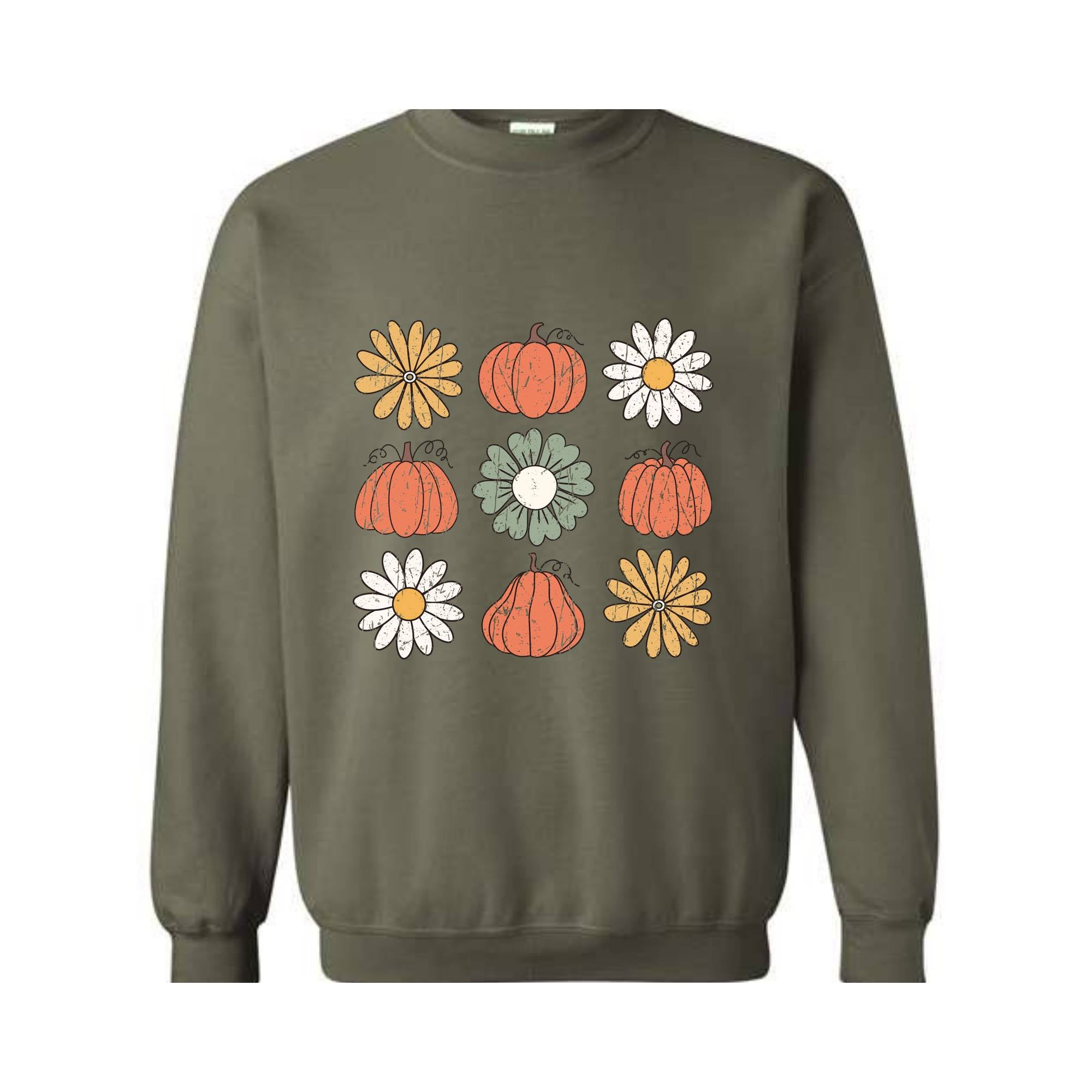 Retro Fall Sweatshirt, Pumpkin Sweatshirt, Pumpkin Spice Shirt, Autumn Sweater, Cute Fall Crewneck, Fall Crewneck, It's Fall Y'all