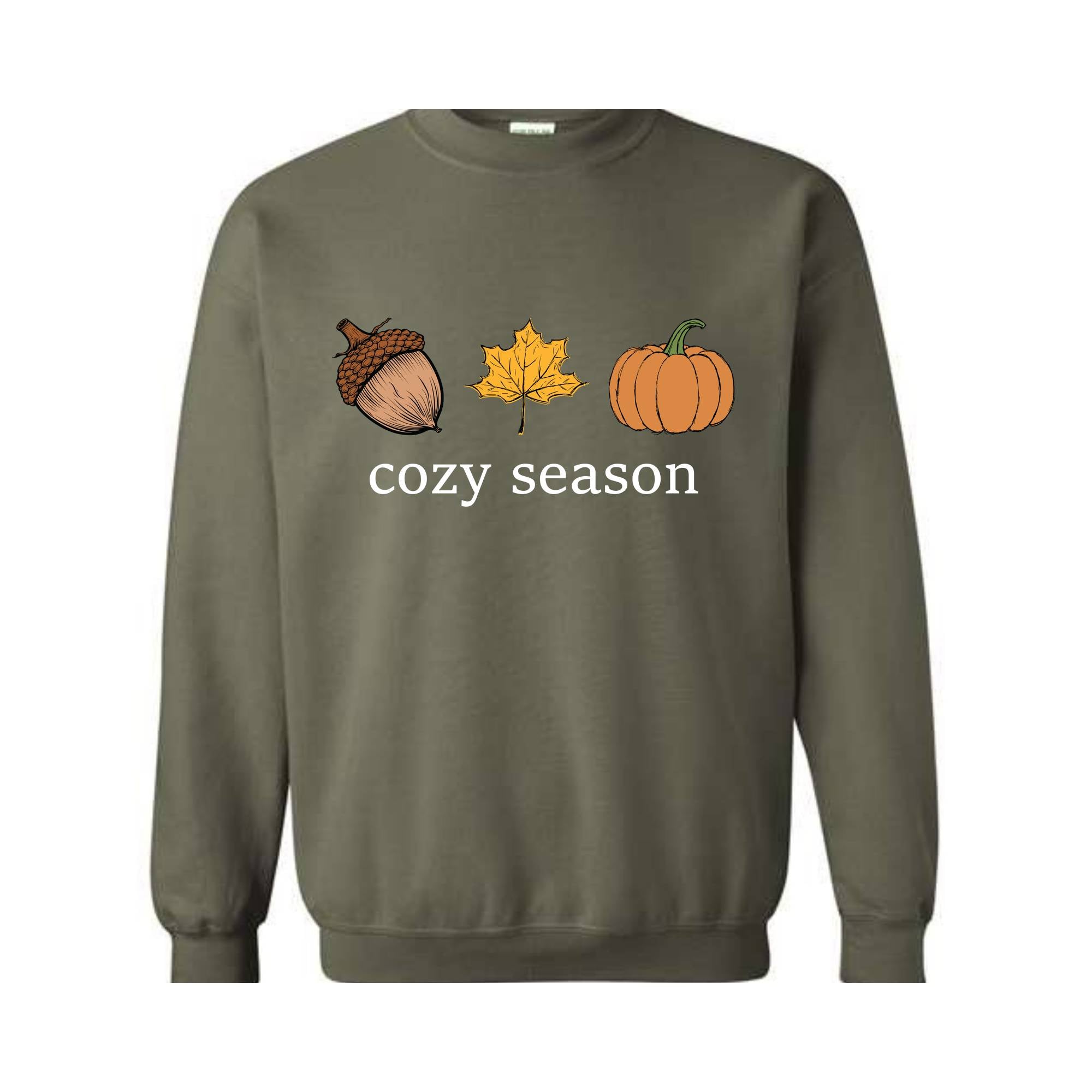 Cozy Season Sweatshirt, Fall Crewneck, Autumn Sweatshirt, Gifts For Autumn, Halloween Pumpkin Sweatshirt