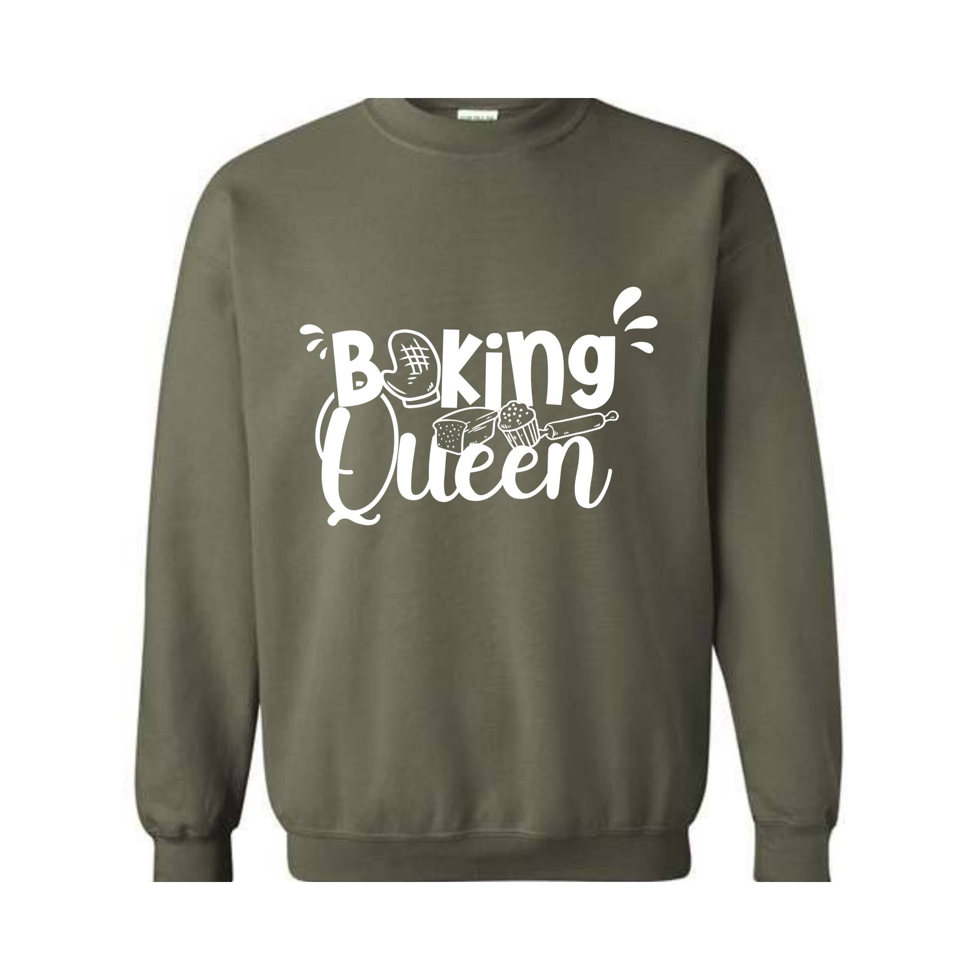 Baking Queen Sweatshirt, Cooking Lover Sweatshirt, Baking , Baking Lover Gift, Baking Sweatshirt, Baker Sweatshirt, Cooking Hood