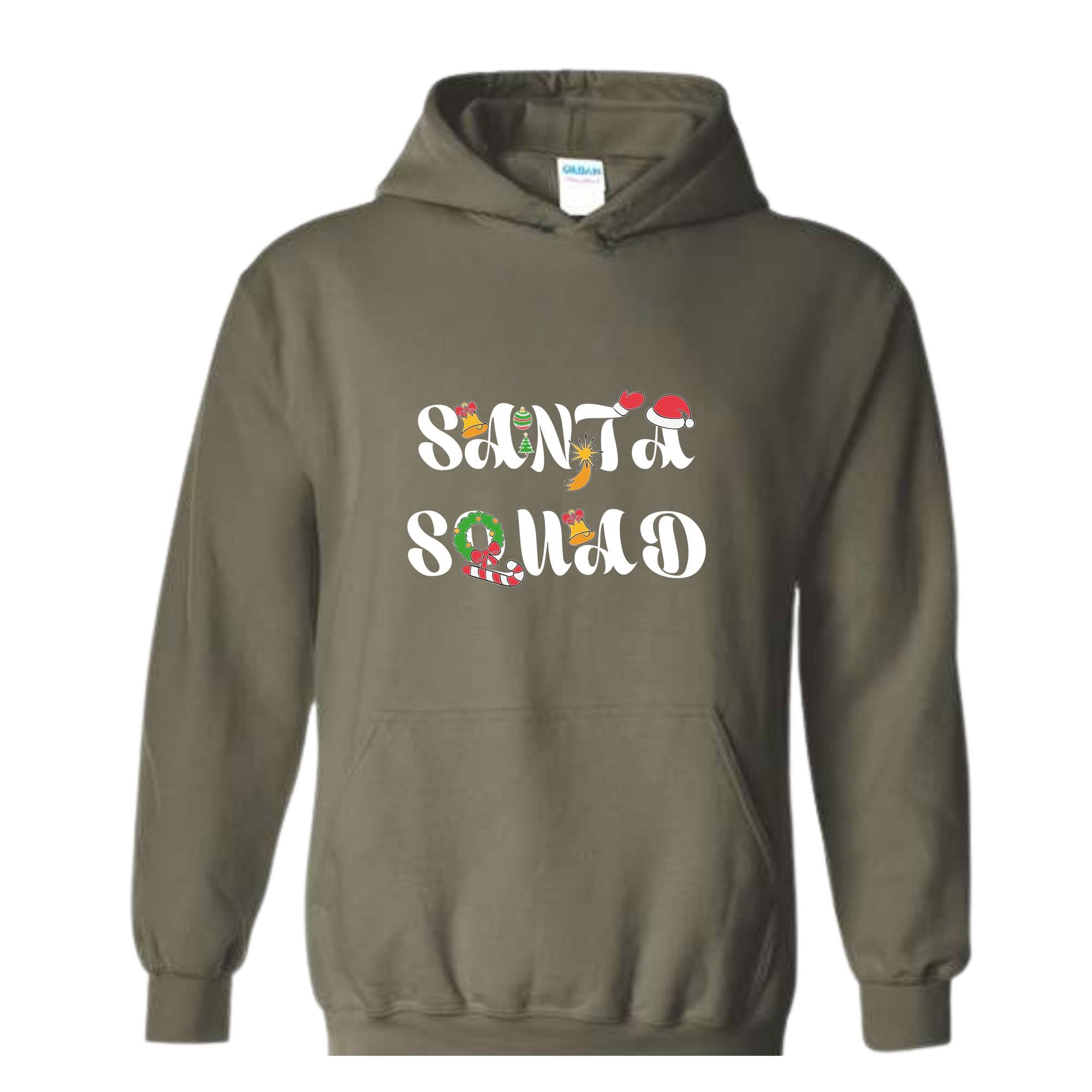 Santa Squad Sweatshirt, Xmas Sweatshirt, Festive Sweatshirt, Xmas Gift, Christmas Squad, Matching Sweatshirts, Holiday Outfit