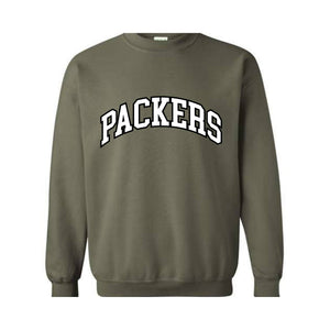 Team Mascot Sweatshirt, Packers Team Sweatshirt, Packers Team Spirit Sweatshirt, Packers Fan Sweatshirt, Packers School Sweatshirt