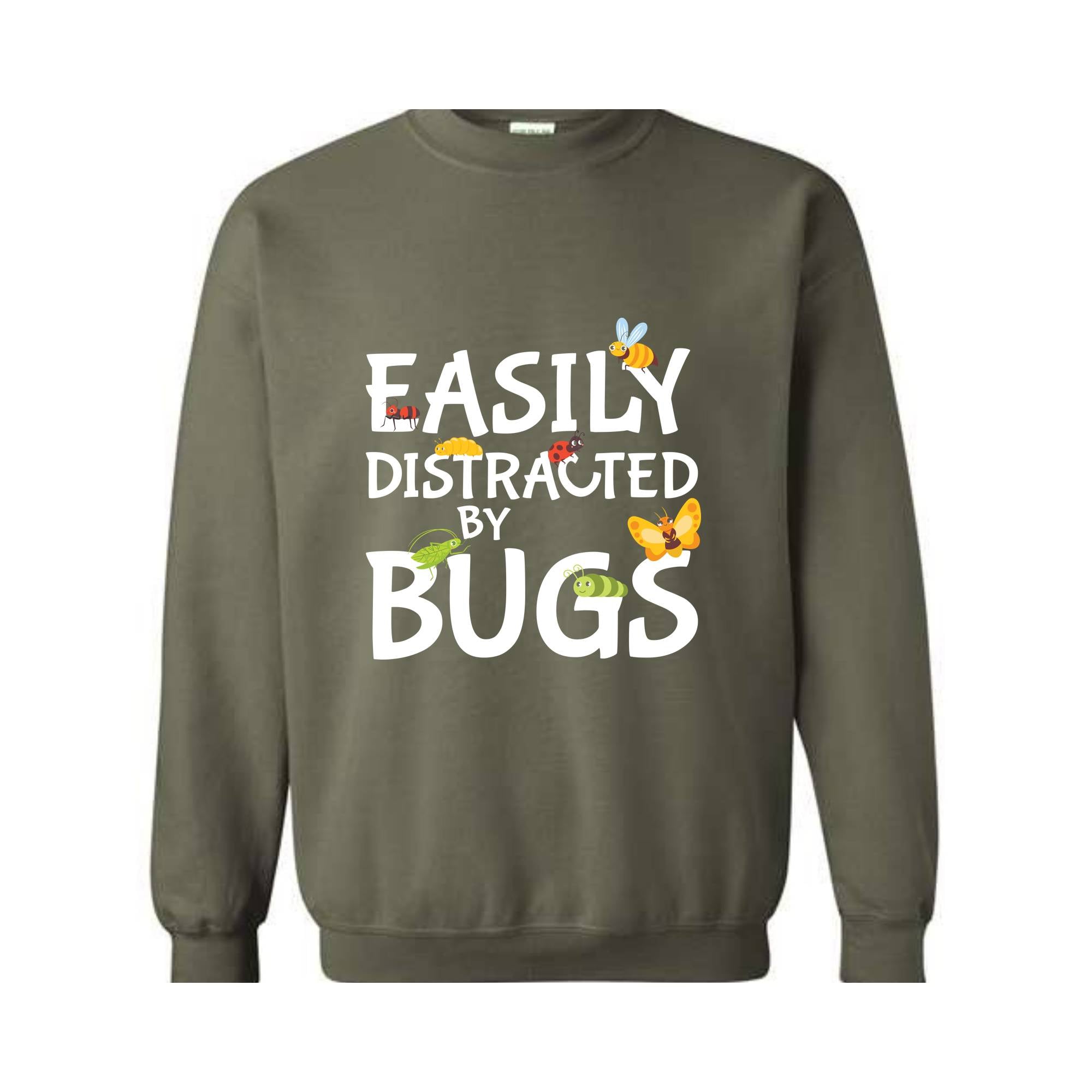 Easily Distracted by Bugs Sweatshirt, Insect Sweater, Bug Lover Sweatshirt, Bug Gift, Entomology Shirt, Entomology Gift