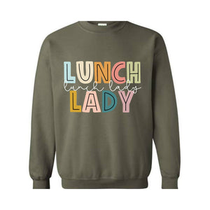 Lunch Lady Sweatshirt, Lunch Lady Gift, Cafeteria Worker , Lunch Lady Squad Sweat, School Cafeteria, Lunch Ladies Gift