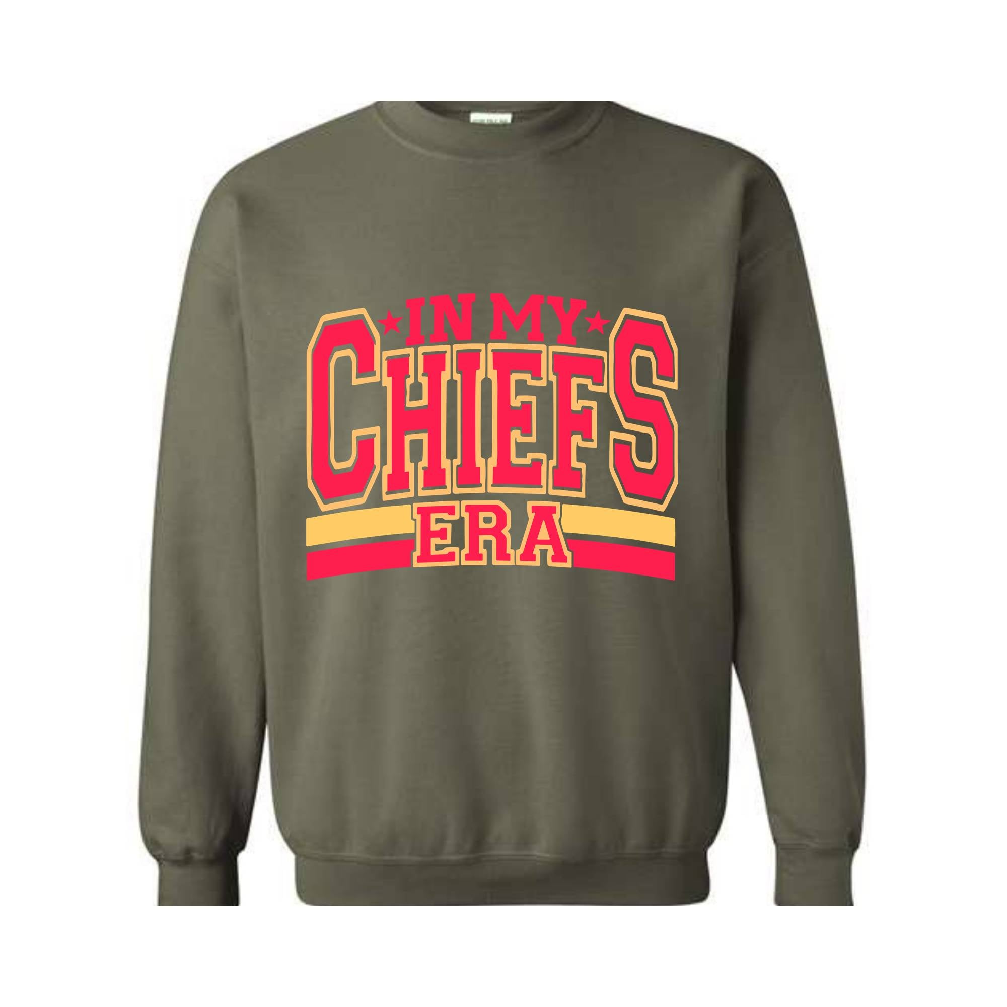 In My Chiefs Era Sweatshirt, Football Chiefs Sweat, Jersey Sweatshirt, Jersey 87 Sweat