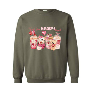 I Love Beary Much Sweatshirt, Valentine's Day Gift, Valentine's Day Sweatshirt, Valentine's Day Clothing, Love Sweatshirt, Xoxo Sweatshirt