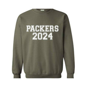 Team Mascot Sweatshirt, Packers Team Sweat, Mascot Crewneck, School Team Spirit, Packers Sweatshirt, Packers Football