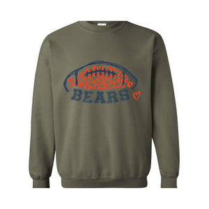 Bears Team Sweatshirt, Team Mascot Hoodie, Bears School Spirit Sweater, Game Day Sweatshirt, Bears College Mascot Hoodie