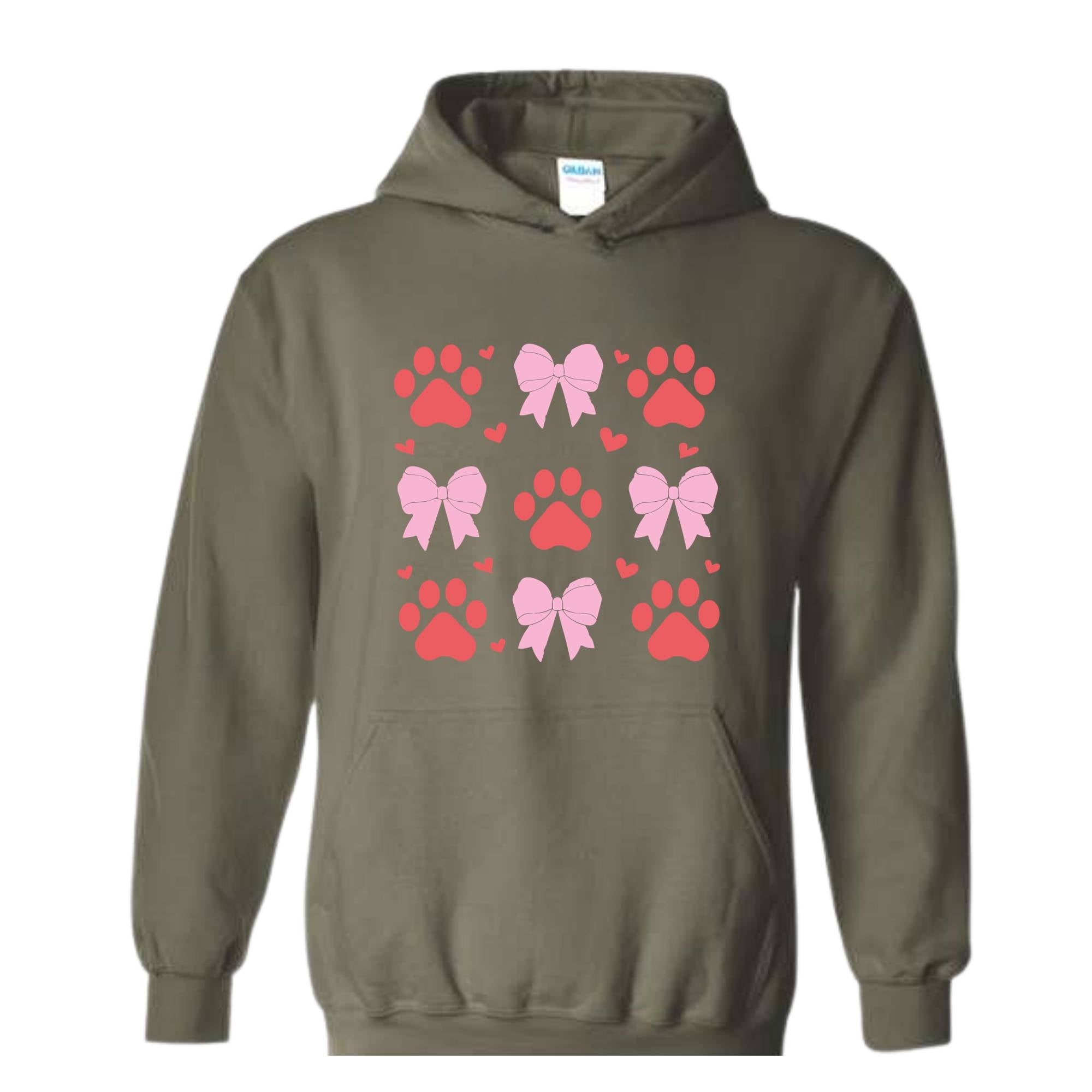 Valentine Coquette Bows Footprint Dog Cat Shirt, Happy Valentine 2025 Cat Shirt, Cat Love Trip Shirt, Valentine Holiday T-Shirt, Dog Lover