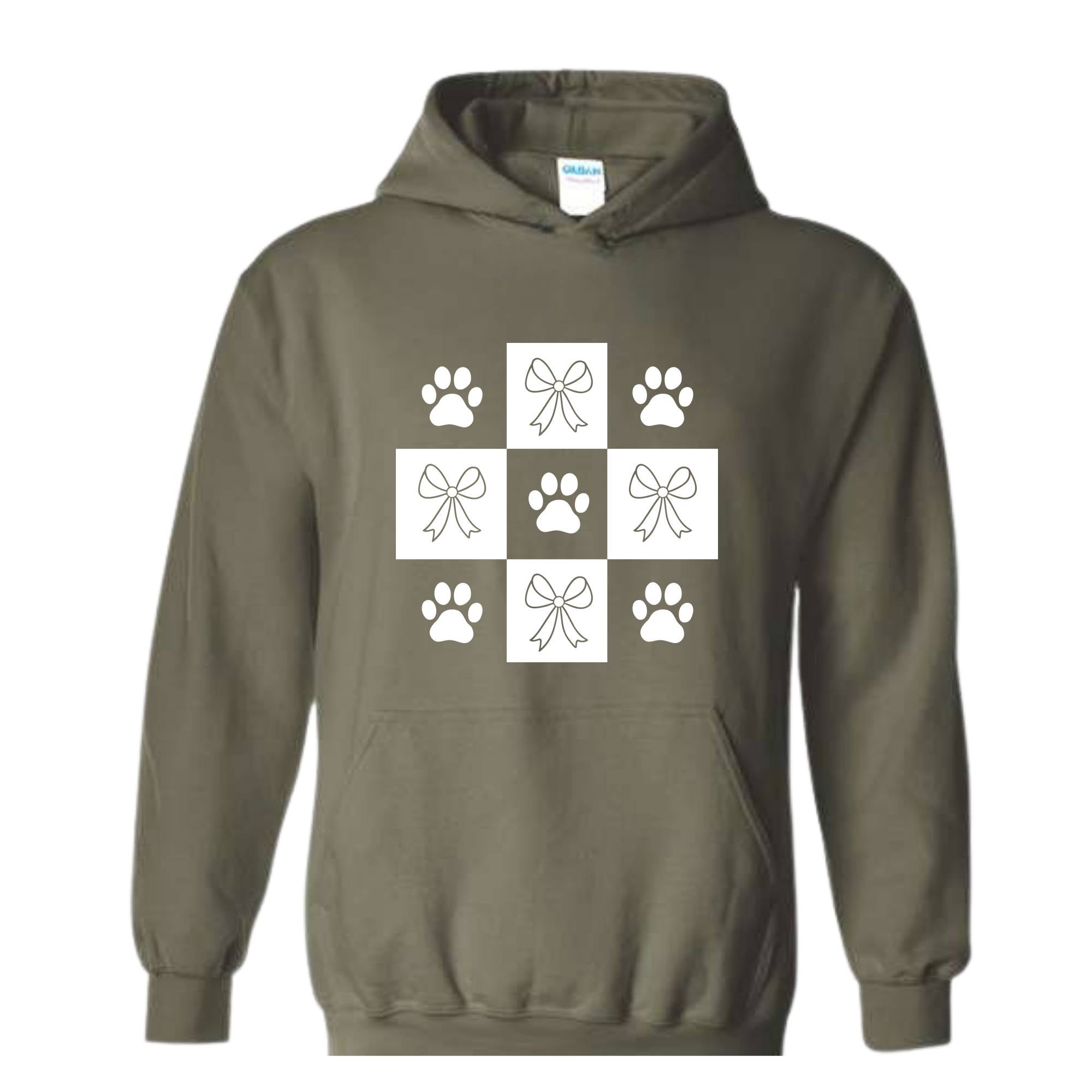 Dog Valentine Heart Sweatshirt, Valentine's Day Dog Hoodie, Pet Lover Gift Hoodie, Heart Paw Hoodie, Cute Dog Hoodie, Valentine's Hoodie