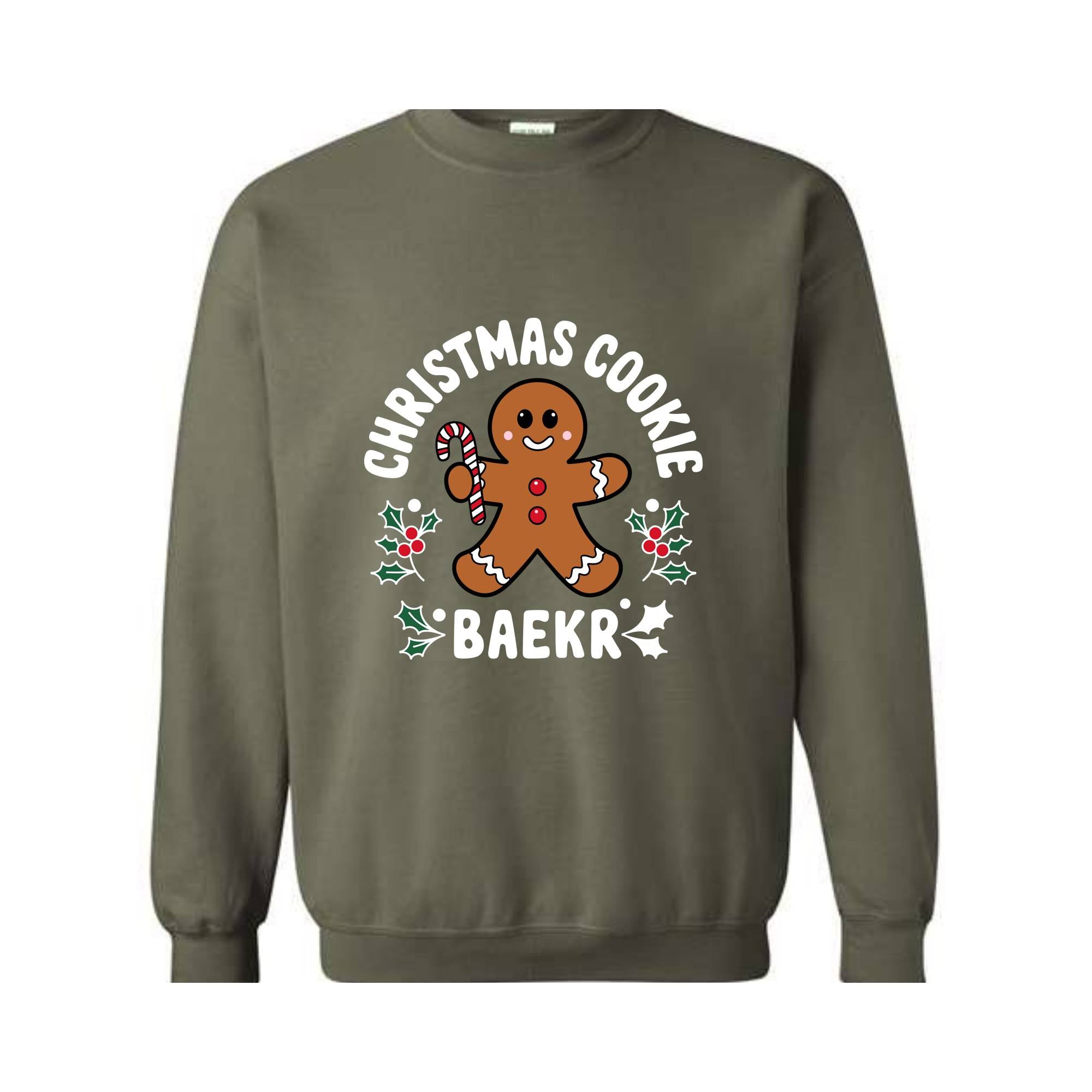 Christmas Cookies Baker Sweatshirt, Christmas Sweat