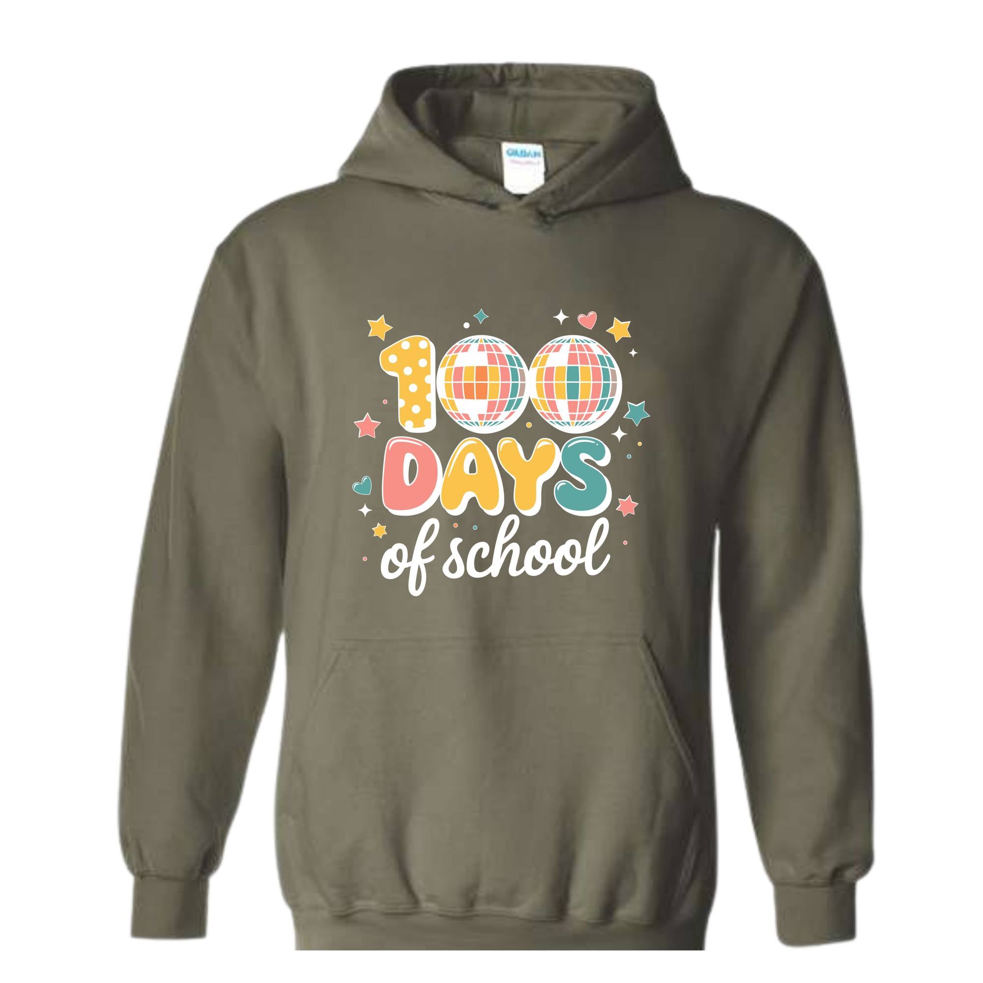 100 Days of School Sweatshirt, 100 Day Hoodie, 100th Day Of School Celebration, Student Hoodie, Back to School Hoodie, Gift For Teacher