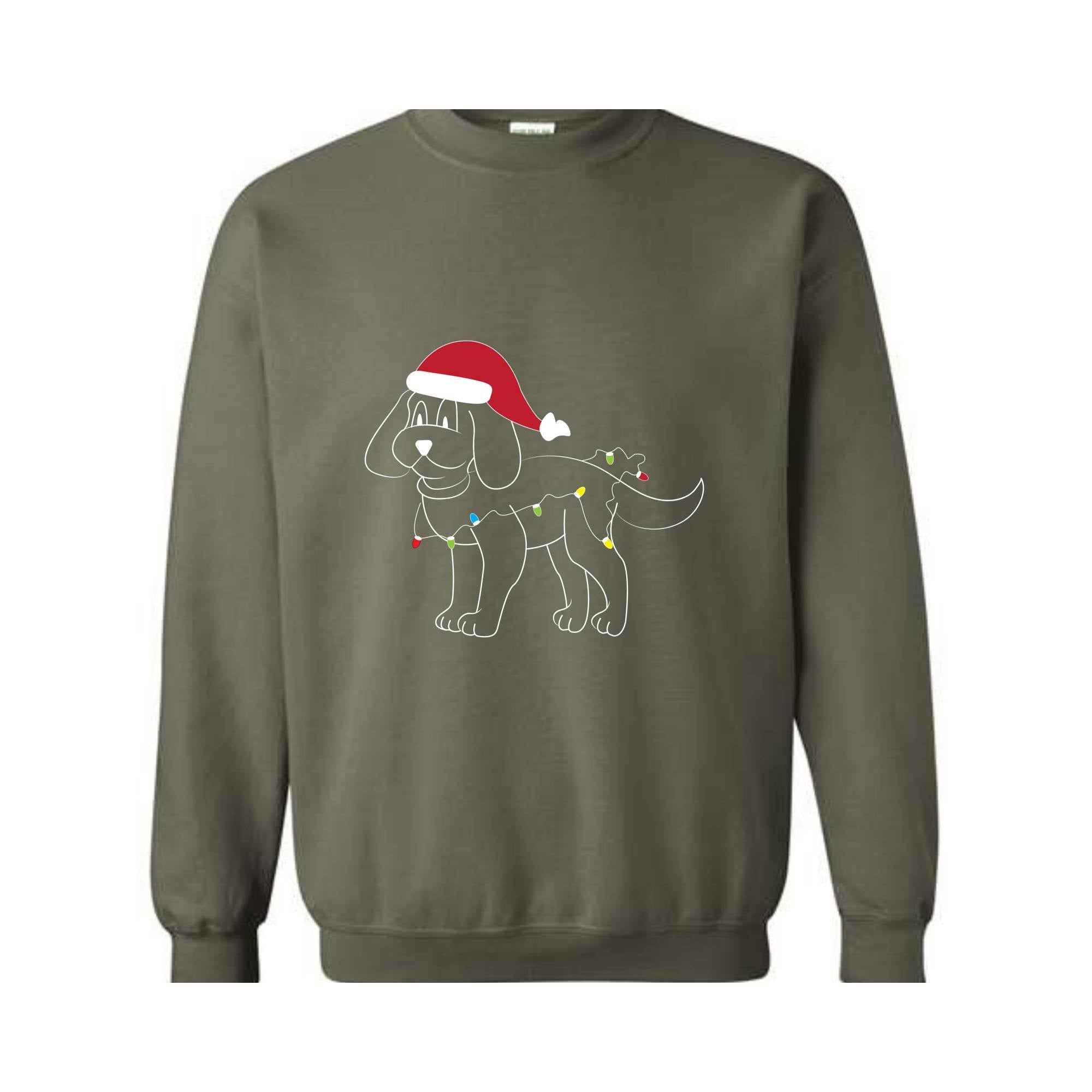 Christmas Dachshund Sweatshirt, Santa Dachshund Sweatshirt, Cute Dachshund Sweatshirt, Holiday Dachshund Sweatshirt , Dachshund Sweatshirt