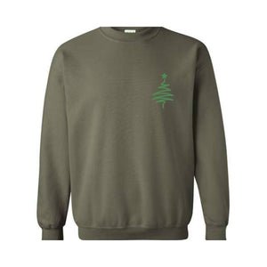 December 25 Sweatshirt, Christmas Season Sweatshirt, December 25 Sweat, Christmas Tree