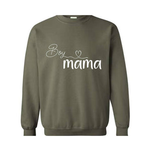 Boy Mama Sweatshirt, Boy Mom Sweater, New Mom Sweater, Funny Mom , Trendy Sweater