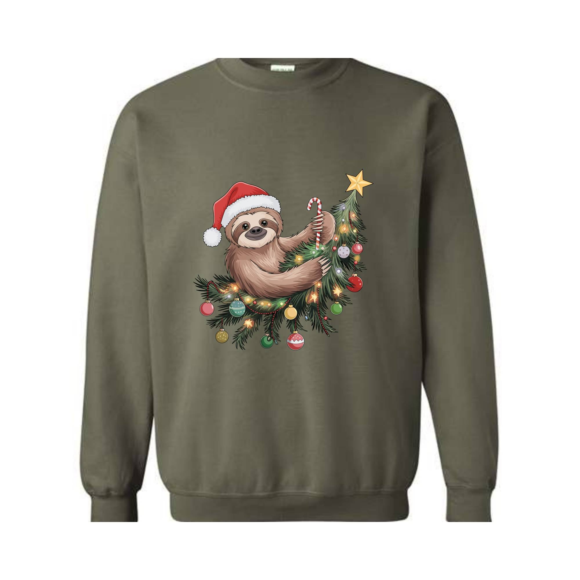 Sloth Christmas Sweatshirt, Slothmas Hoodie, Funny Sloth Sweater, Sloth Lover Gift, Cute Sloth Hoodie, Holiday Hoodie, Merry Hoodie