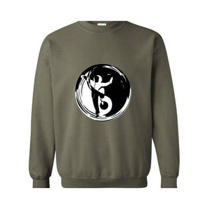 Yin Yang Hooded Sweatshirt, Ying Yang Symbol, Japanese Philosophy, Cozy Winter Apparel, Street Style