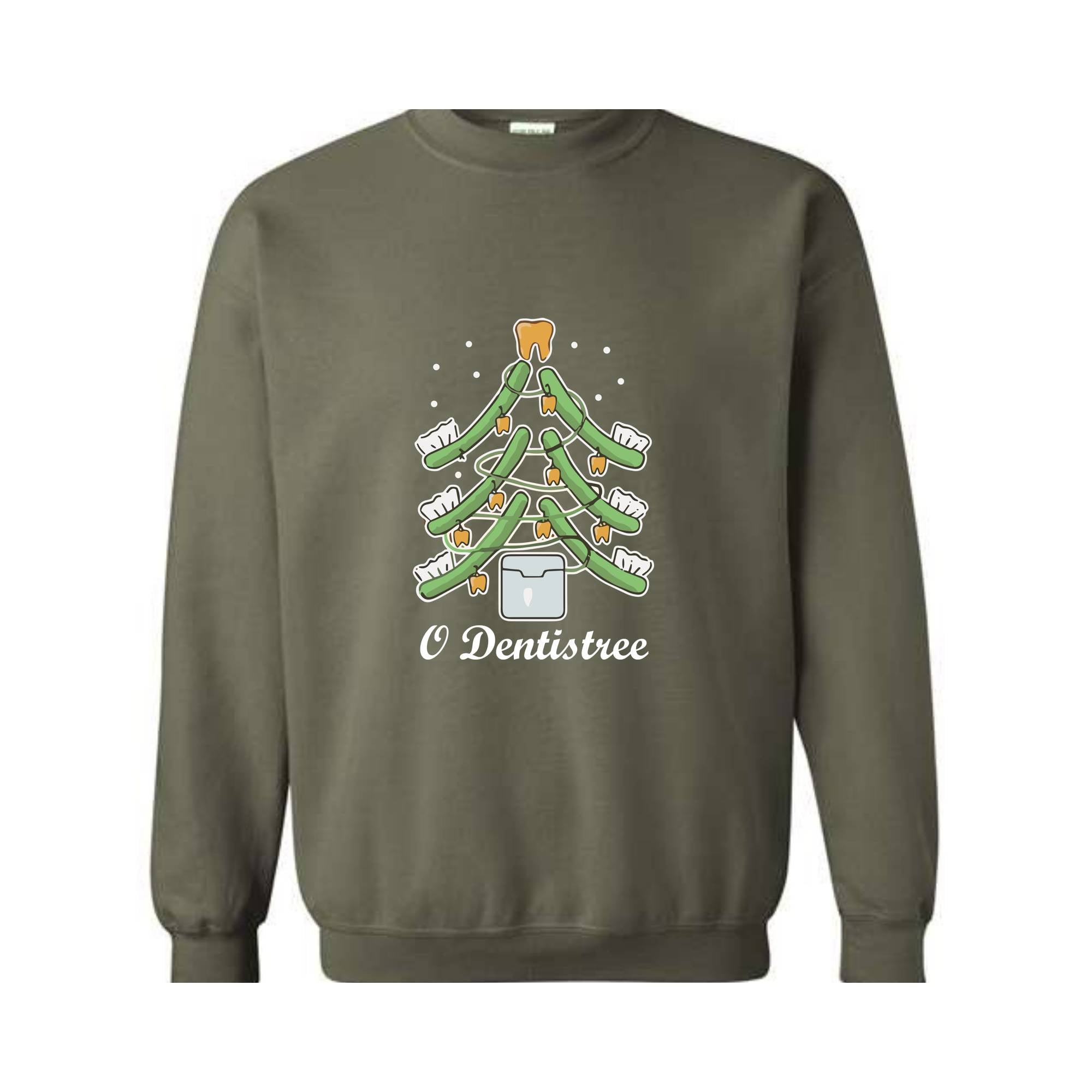 Oh Dentistree Sweatshirt, Christmas Dental Hoodie, Dental Hygienist Tree Hoodie, Dentist Office Assistant Sweater, Santa Hoodie