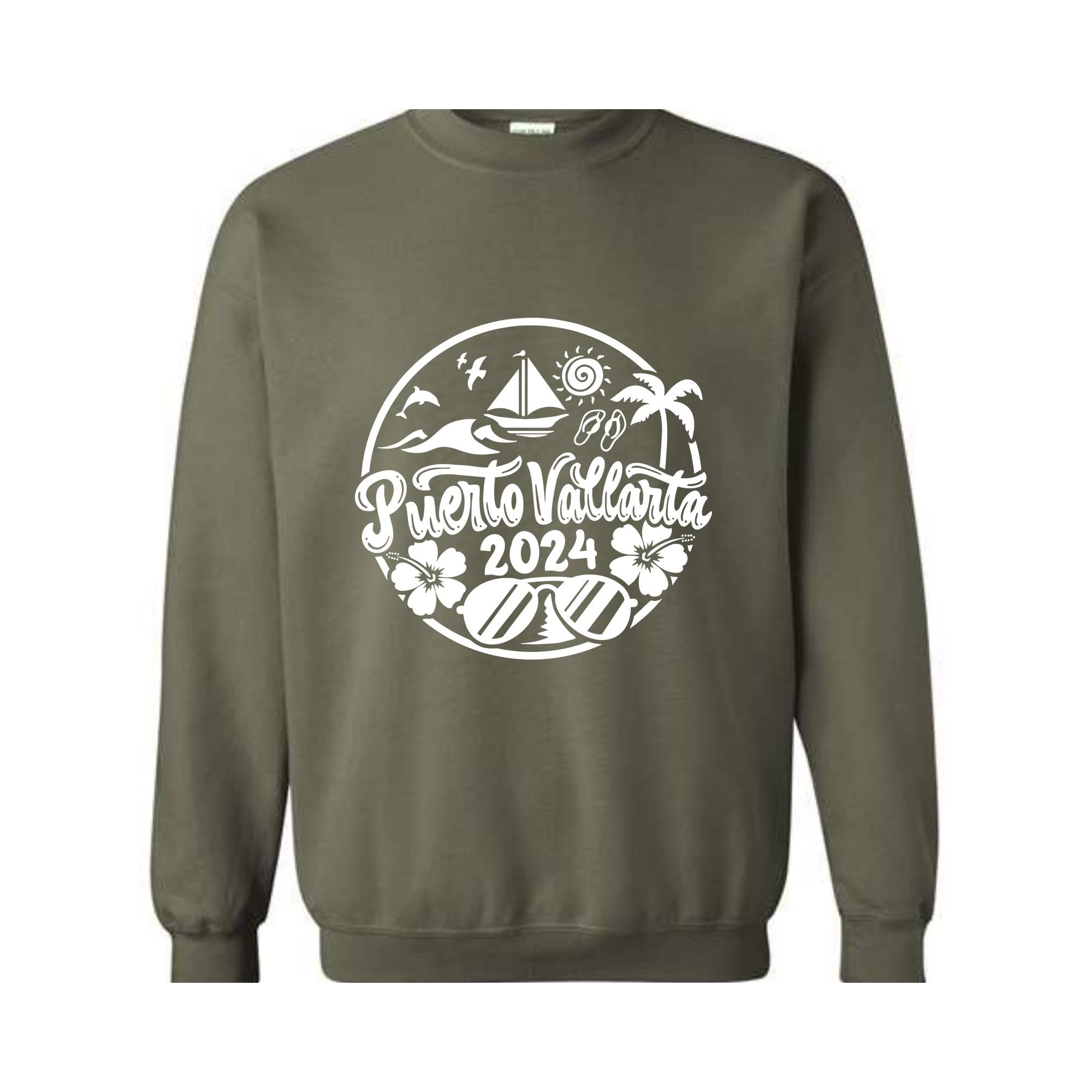 Puerto Vallarta 2024 Sweatshirt , Puerto Vallarta Lover Sweatshirt, Puerto Vallarta Fan, Puerto Vallarta Beach Sweatshirt, Holiday Sweatshirt, Summer Beach