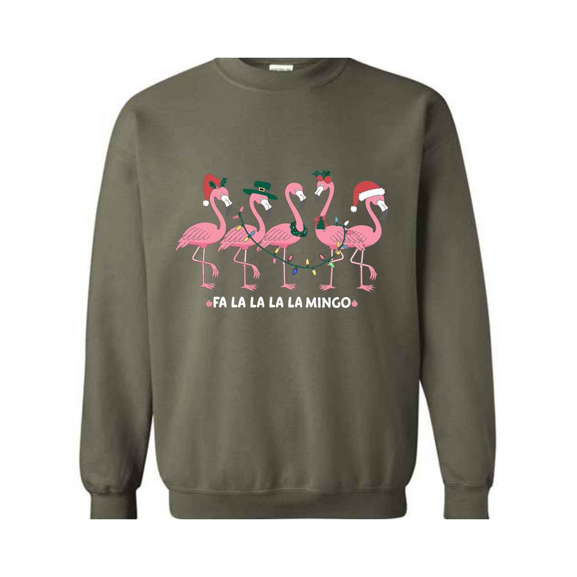 Flamingo Christmas Sweatshirt, Flamingo Hoodie, Cute Flamingo Hoodie, Christmas Gifts, Flamingo Lovers Hoodie, Flamingo Hoodie