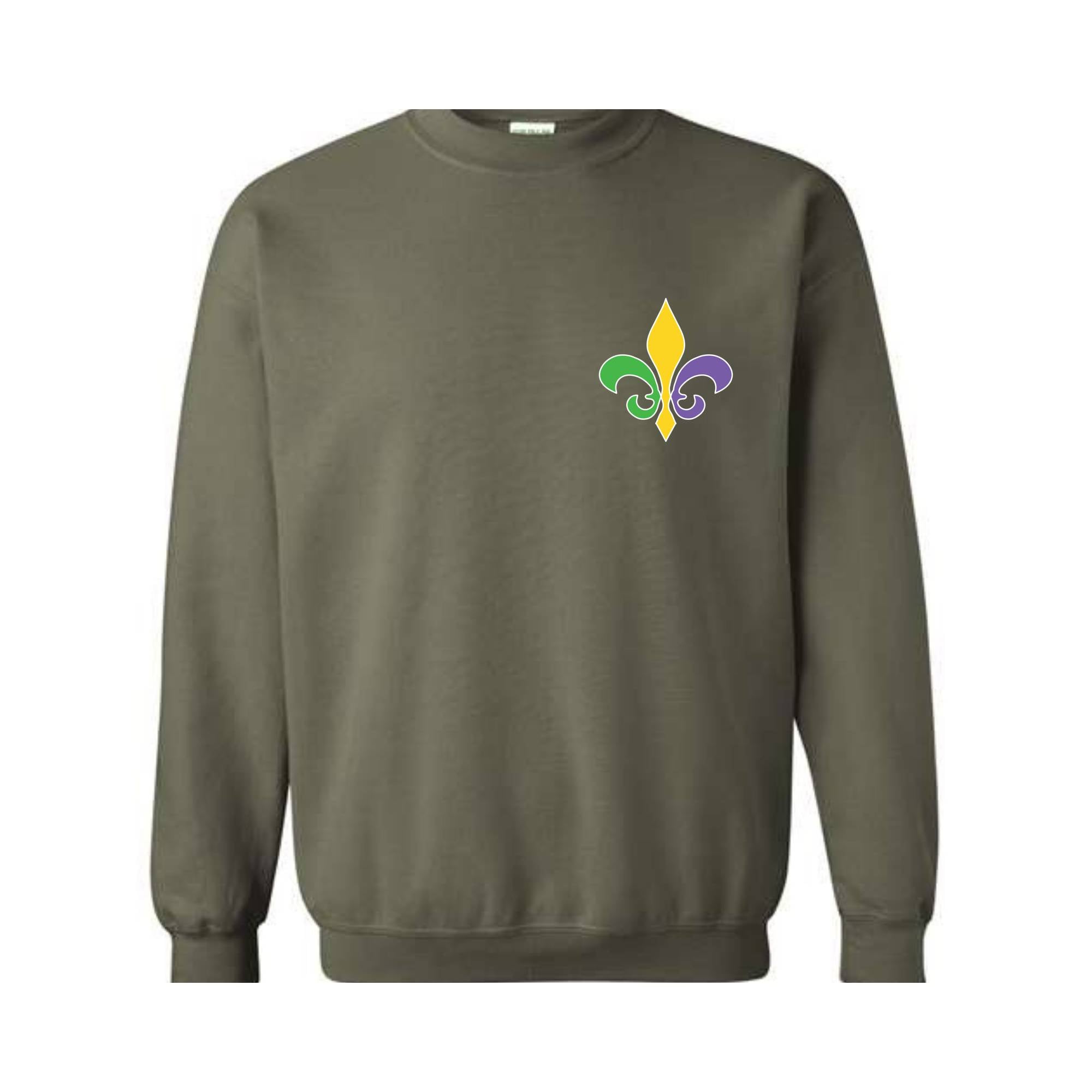 Mardi Gras Sweatshirt, Mardi Gras Carnival Sweatshirt, Mardi Gras Celebration Sweatshirt, Fat Tuesday Sweatshirt