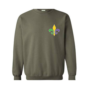 Mardi Gras Sweatshirt, Mardi Gras Carnival Sweatshirt, Mardi Gras Celebration Sweatshirt, Fat Tuesday Sweatshirt