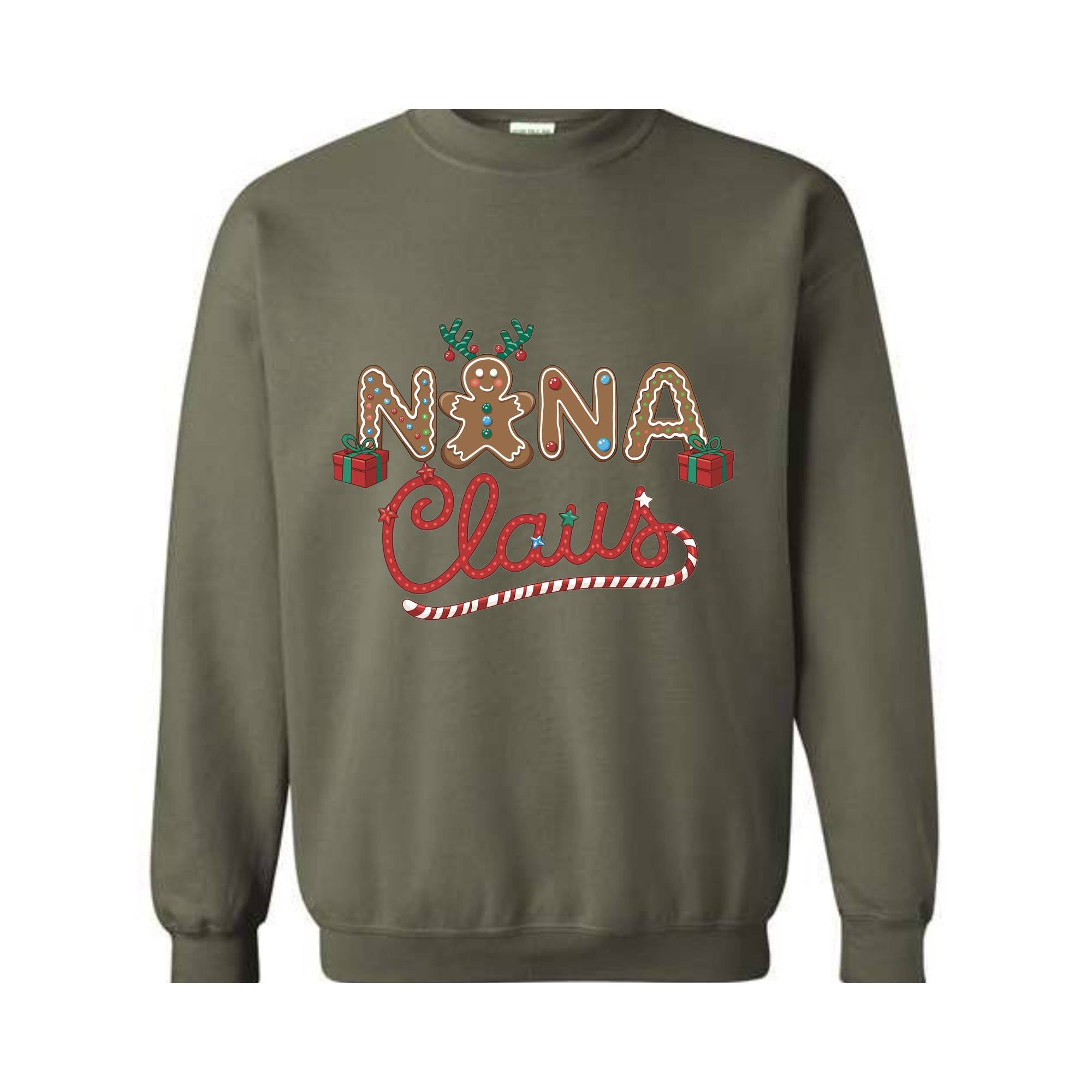 Nana Claus Sweatshirt, Nana Christmas Sweatshirt, Nana Sweat, Nana Christmas Sweater, Family Claus Sweatshirt