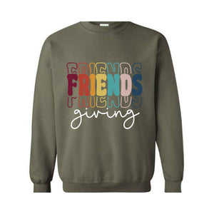 Friendsgiving Sweatshirt, Besties Sweatshirt, Gift For Friend, Cozy Sweatshirt, Thanksgiving Sweatshirt, Thanksgiving Best Friends Shirt