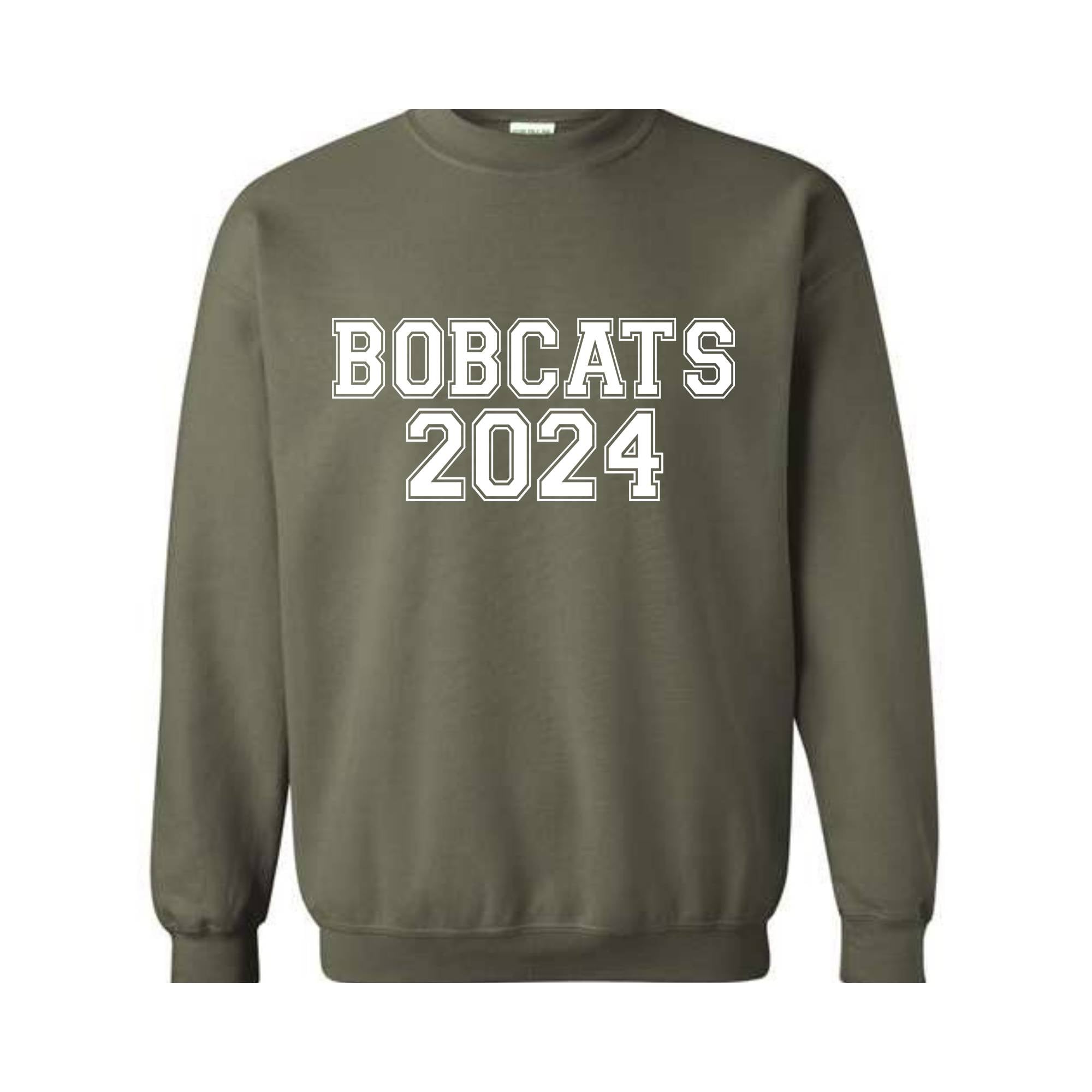 Team Mascot, Bobcats Team, Mascot Crewneck, School Team Spirit, Bobcats Sweatshirt, Bobcats School, Bobcats Football