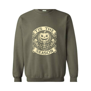 Halloween Tis The Season Sweatshirt Skeleton Sweatshirt Its Fall Yall Plus Size Fall Shirt Spooky Season Sweatshirt Dancing Skeletons